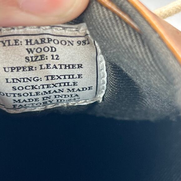 Steve Madden Harpoon 981 Oxford Shoes Lace Up Leather Wood Brown Men 12 Tried On main image 9